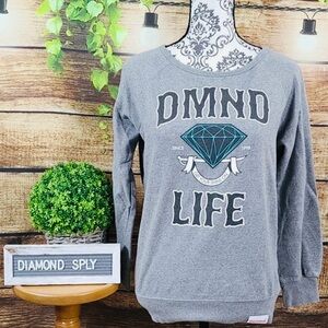 Womens Diamond Supply Co Sweater In Gray NWOT